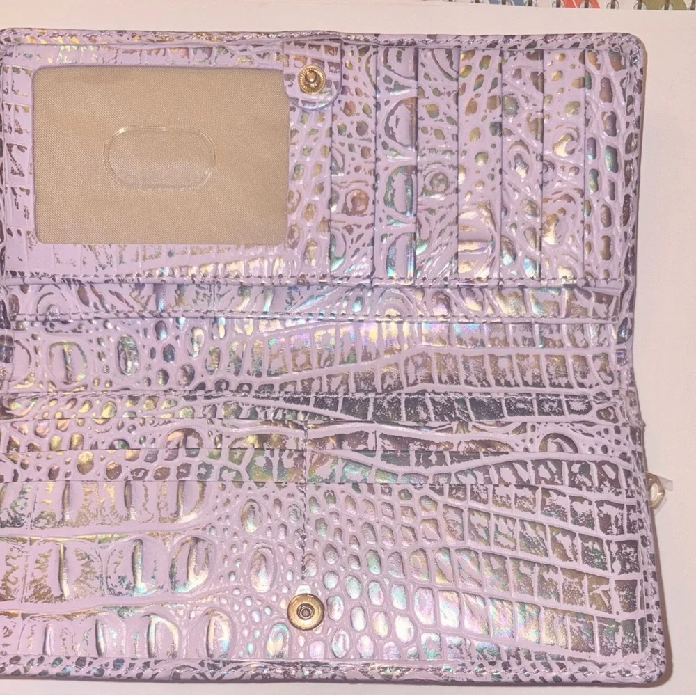 Brahmin Ady Wallet in Violet Wonderland - Picture 5 of 6